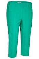 KJ Brand Ladies Capri Length Trousers in EMERALD